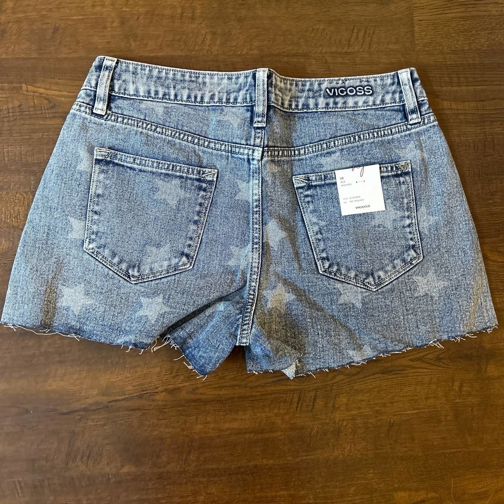 VIGOSS Ace High Rise Star Short Size 28 - Picture 4 of 5